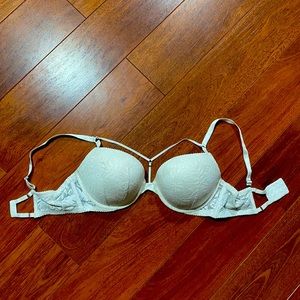 Victoria’s Secret Strappy Cage Bra - white